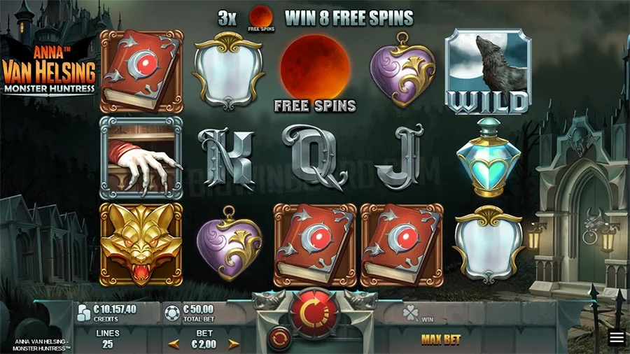 Anna Van Helsing Slots